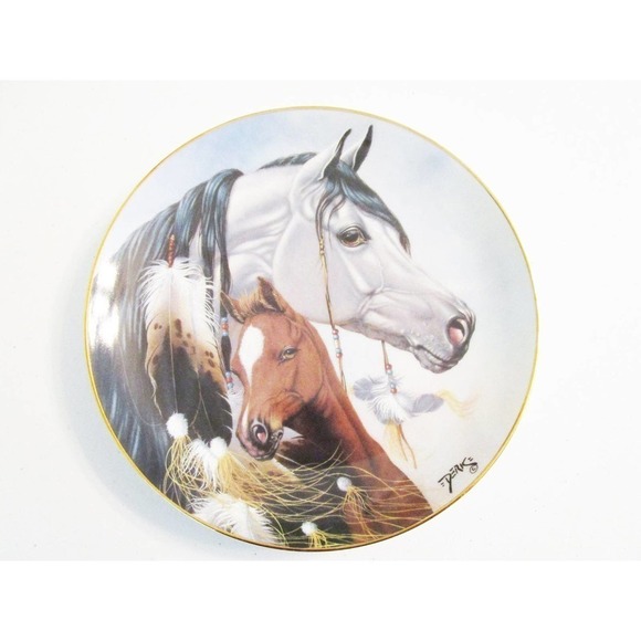 Gift for a Princess Heritage of Horses Collector Plate Danbury Mint Dirk Hansen - Picture 1 of 3